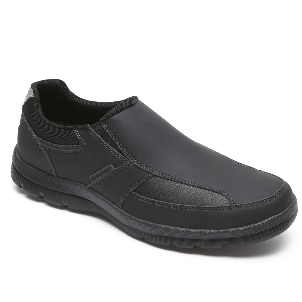 Rockport Slip-On For Mens Black - Get Your Kicks - CA2470816